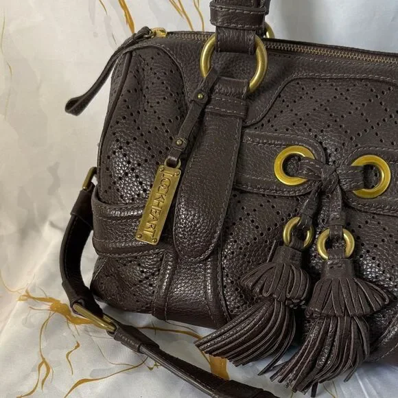 * Lockheart Elegant Brown Handbag - Picture 2 of 15